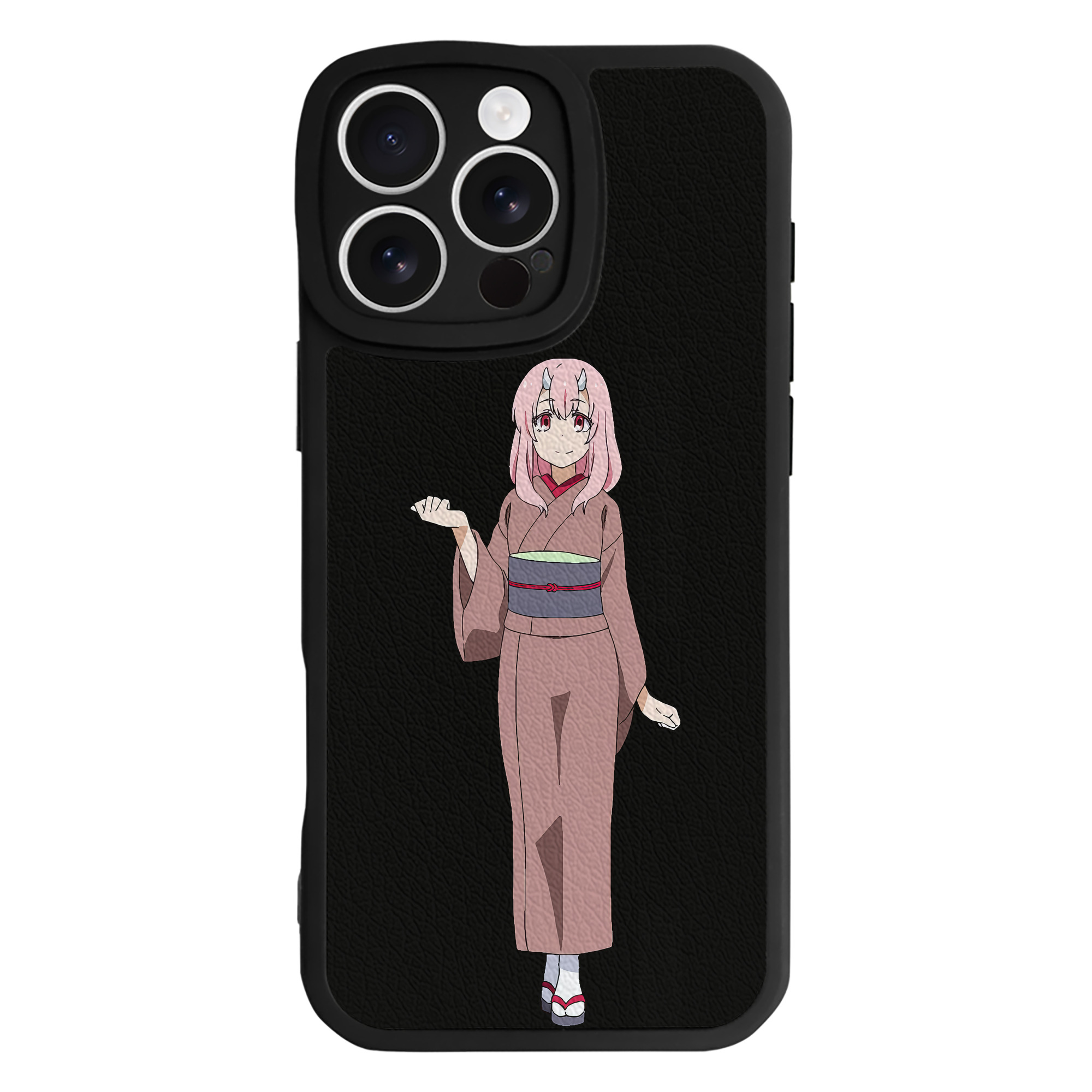 （画像用） 転スラ Regarding Reincarnated to Slime 【iPhone 16シリーズ対応】シリコンスマホケース（レザー調） 材質：シリコン